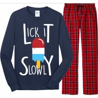 Lick It Slowly Popsicle Long Sleeve Pajama Set