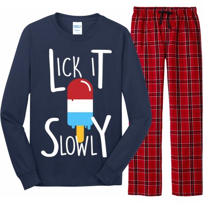 Lick It Slowly Popsicle Long Sleeve Pajama Set