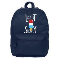 Lick It Slowly Popsicle 16 in Basic Backpack