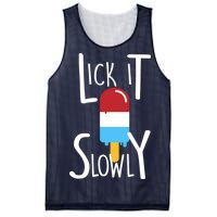 Lick It Slowly Popsicle Mesh Reversible Basketball Jersey Tank