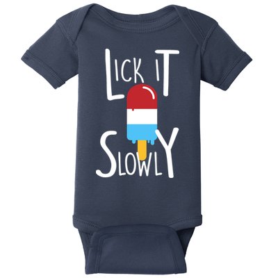 Lick It Slowly Popsicle Baby Bodysuit