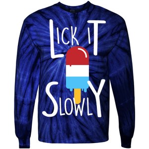 Lick It Slowly Popsicle Tie-Dye Long Sleeve Shirt