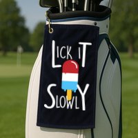 Lick It Slowly Popsicle Golf Towel