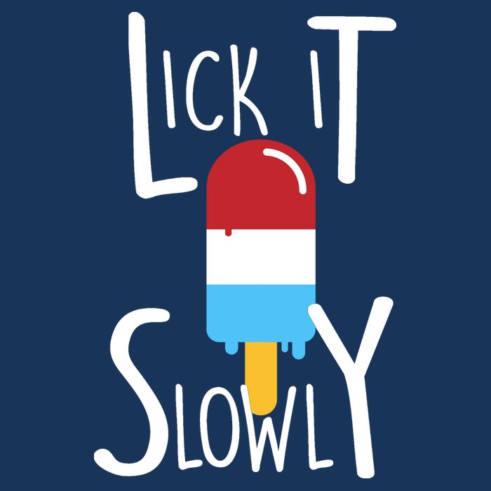Lick It Slowly Popsicle Golf Towel