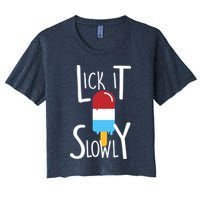 Lick It Slowly Popsicle Crop Top
