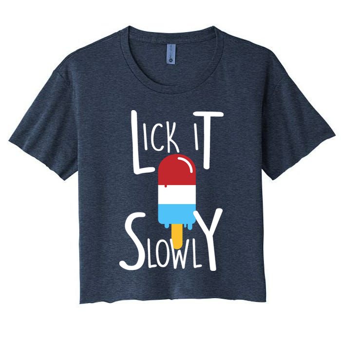 Lick It Slowly Popsicle Crop Top