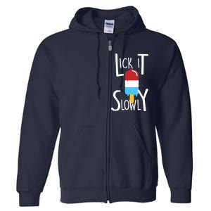 Lick It Slowly Popsicle Full Zip Hoodie