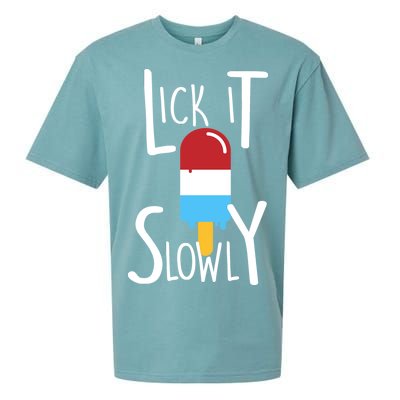 Lick It Slowly Popsicle Sueded Cloud Jersey T-Shirt