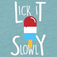 Lick It Slowly Popsicle Sueded Cloud Jersey T-Shirt