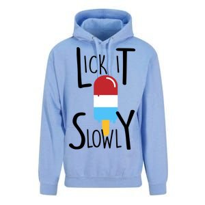 Lick It Slowly Popsicle Unisex Surf Hoodie