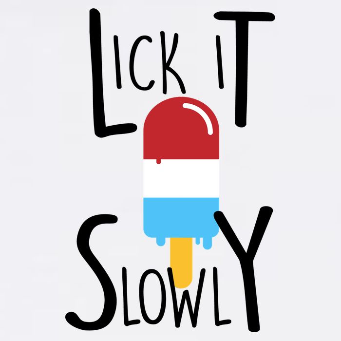 Lick It Slowly Popsicle Garment-Dyed Sweatshirt