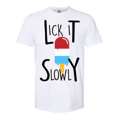 Lick It Slowly Popsicle Softstyle CVC T-Shirt