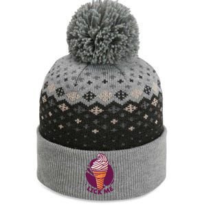 Lick Me Ice Cream The Baniff Cuffed Pom Beanie