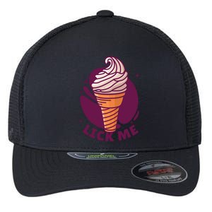 Lick Me Ice Cream Flexfit Unipanel Trucker Cap