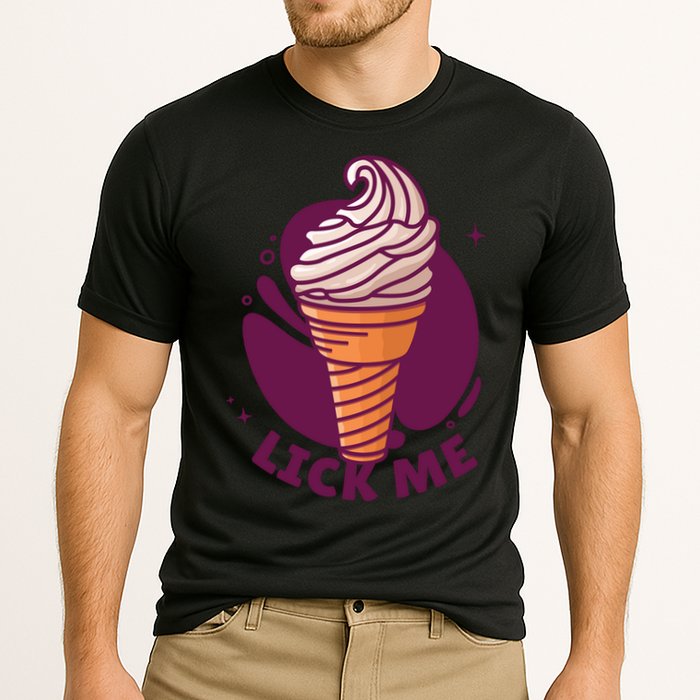 Lick Me Ice Cream Cooling Performance Crew T-Shirt