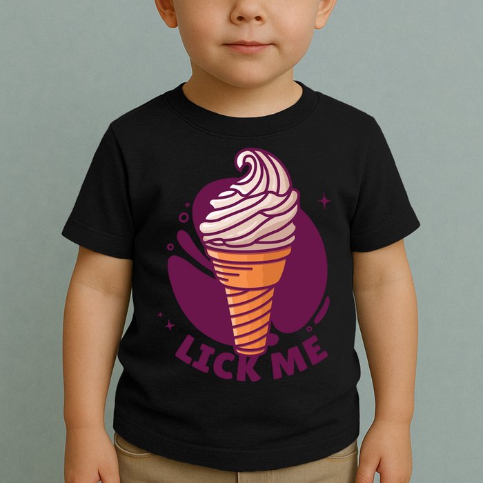 Lick Me Ice Cream Toddler T-Shirt