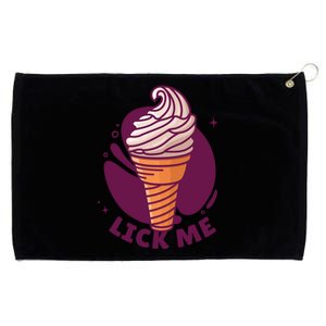 Lick Me Ice Cream Grommeted Golf Towel