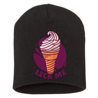 Lick Me Ice Cream Short Acrylic Beanie