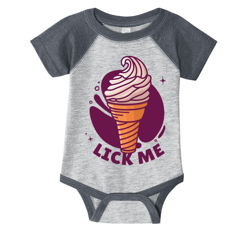 Lick Me Ice Cream Infant Baby Jersey Bodysuit