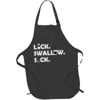 Lick Swallow Suck Funny Tequila Apron