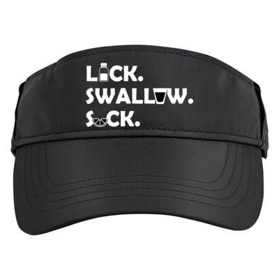 Lick Swallow Suck Funny Tequila Adult Drive Performance Visor