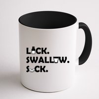Lick Swallow Suck Funny Tequila Mug