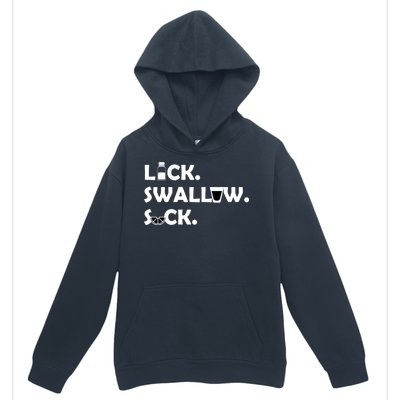 Lick Swallow Suck Funny Tequila Urban Pullover Hoodie