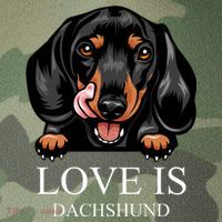 Love Is Dachshund Legacy Tie Dye Trucker Hat