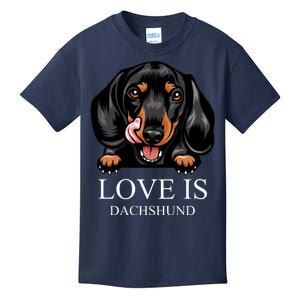 Love Is Dachshund Kids T-Shirt