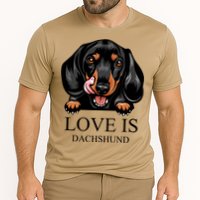 Love Is Dachshund Cooling Performance Crew T-Shirt