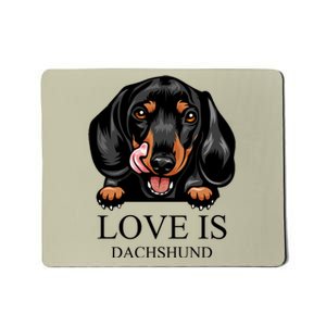 Love Is Dachshund Mousepad