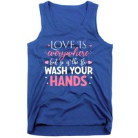 Love Is Everywhere But So Is The Flu Valentine’s Day Nurse Gift Tank Top