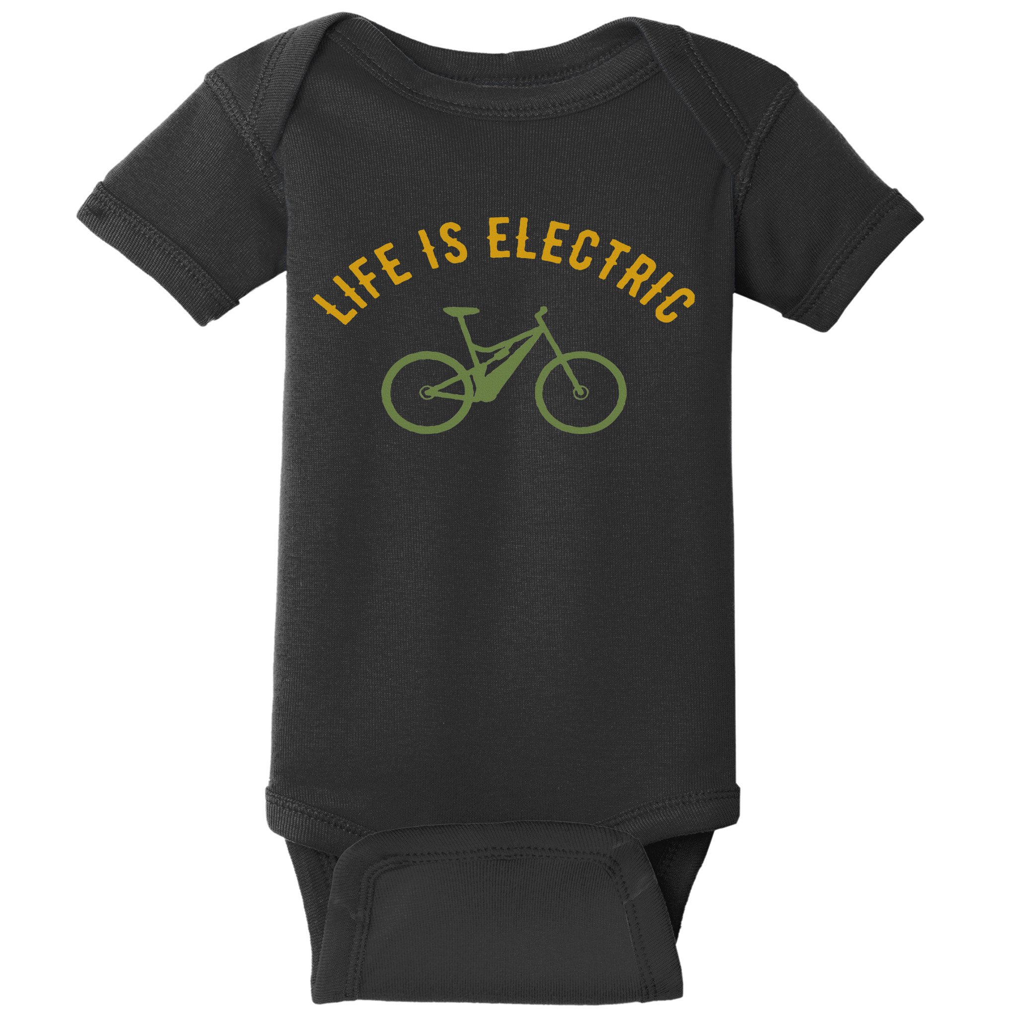 Life Is Electric E Bike Baby Bodysuit