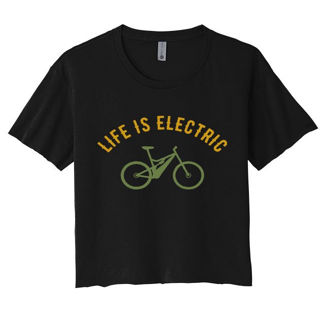Life Is Electric E Bike Crop Top