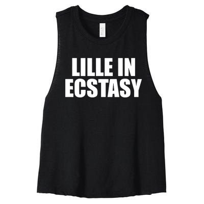 Lille In Ecstasy Women's Racerback Cropped Tank