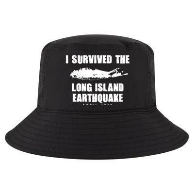 Long Island Earthquake 2024 I Survived Earthquake Cool Comfort Performance Bucket Hat