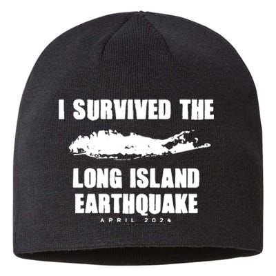 Long Island Earthquake 2024 I Survived Earthquake Sustainable Beanie