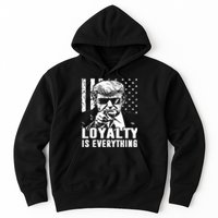 Loyalty Is Everything Trump 2024 American Flag Hoodie