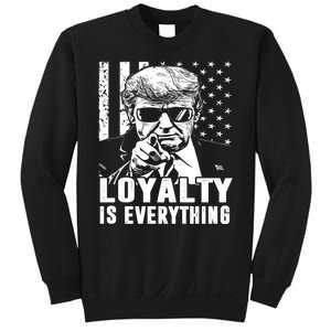 Loyalty Is Everything Trump 2024 American Flag Sweatshirt