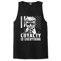 Loyalty Is Everything Trump 2024 American Flag PosiCharge Competitor Tank