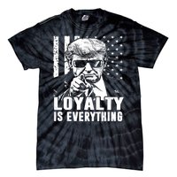 Loyalty Is Everything Trump 2024 American Flag Tie-Dye T-Shirt