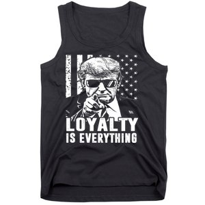 Loyalty Is Everything Trump 2024 American Flag Tank Top