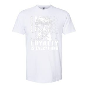 Loyalty Is Everything Trump 2024 American Flag Softstyle CVC T-Shirt