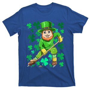 Leprechaun Ice Field Hockey Funny St Patricks Day Sport Funny Gift T-Shirt