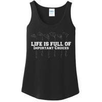 Life Is Full Of Important Choices Game Golf Course Ladies Essential Tank