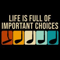 Life Is Full Of Important Choices Retro Golf City Backpack