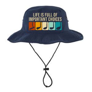 Life Is Full Of Important Choices Retro Golf Legacy Cool Fit Booney Bucket Hat