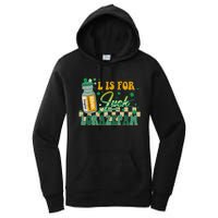 L Is For Lorazepam St Patrick's Day Nurse Pharmacist Crna Women's Pullover Hoodie