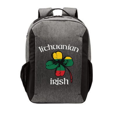 Lithuanian Irish Flag Of Lithuania Shamrock Vector Backpack