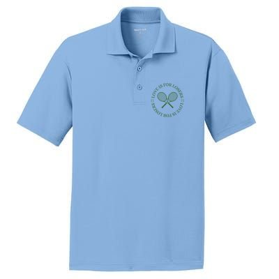 Love Is For Losers Tennis Funny For Tennis Player PosiCharge RacerMesh Polo